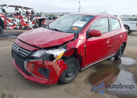 2021 Mitsubishi Mirage Carbonite Edition/Es/Le z USA, uszkodzony, nr VIN ML32AUHJ4MH006260
